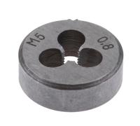 QUXVUIS Seamless Tap Die Metric Threading Die Offering HSS Makes Threading Effortless Can Be Operated Freely in Small Space. Tap and Construction Easy to Carry, Silver, M5
