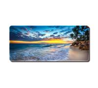 QUXVUIS Silky Smooth Ukiyo-e Mouse Pad For Gaming And Daily And Other Items Rubber Minimally Designed Mouse Pad Rubber, A, 30 * 80 * 0.3CM