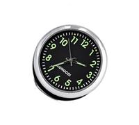 QUXVUIS Small Car Quartz Clock Clock Fluorescent Home Hour Clear Stick-on Car Accessories Font Glow in the Night for