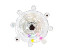 QUXVUIS Small Medium Parrots Cockatiels Conures Toy Provides Birds With Fun Engaging Activities Promote Exercise And Joy Parakeets Parrotlets Lovebirds Cockatiels Finches, Clear