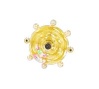 QUXVUIS Small Medium Parrots Cockatiels Conures Toy Provides Birds With Fun Engaging Activities Promote Exercise And Joy Parakeets Parrotlets Lovebirds Cockatiels Finches, Yellow