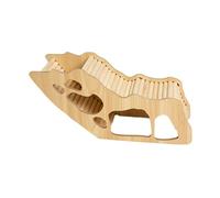 QUXVUIS Small Pet Castle Home Hamster Out Gerbil Rat Providing Ample Room For Play And Rest For Beloved Small Animals Wood Cage Accessories Animal Habitat Decor, Style C