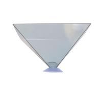QUXVUIS Smartphone Hologram Pyramid Display Offering Durable Holographic Entertainment While On Go Or At Home Phone Holographic 3D Projector 7cm Smartphone Hologram Projector Spectre