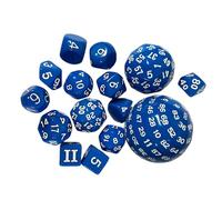 QUXVUIS Smooth And Balanced Polyhedral Dice Set 15 Dice D4 D6 D100 D60 For All Age Board Games And Family Fun Games For Adults And Families Drinking Party
