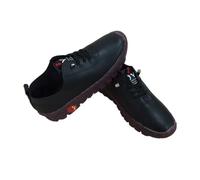 QUXVUIS Sneakers Women Shoes Round Head Platform Loafers Leather Flat Slips-On Shoe Breathable Spring Casual Shoe Femm, Black, 35