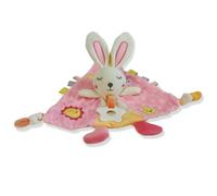 QUXVUIS Soft skin soothing as a gift, degned with ball, boys and rabbit, elephant, baby blanket, embroidered cotton for safe, rabbit