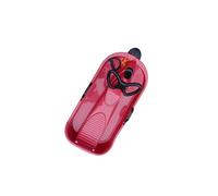 QUXVUIS Speed And Joy With Kids Snow Sled Toboggan Sledding Grass Downhill Features Durable Steering Wheel Brake For Safe Adventure With Handles On Both Sides