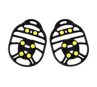 QUXVUIS Spikes Crampons With Easy On Off With Sneakers While Walking On Icy Pathways Flexible To -40 Degree C. Climbing Crampons Ice Cleats Non Slip Ice Grippers