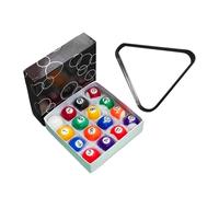 QUXVUIS Stable And Durable Pool Balls Set Mini Pool Table With Bright And Colorful Resin 16 Pieces Mini Billiard Balls Made Of Resin Foosball Ball Ensuring, 3.2cm Ball