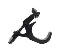 QUXVUIS Stage Light Clamp Heavy Duty Hooks Aluminum Alloy Rustproof Easy To In Various Event Setups DJ Light Clamps Moving Head Par Spotlights Club Stage Clamp Aluminum Alloy, Black, 15x11x3cm