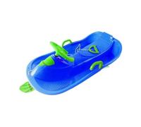QUXVUIS Steerable Snow Sled Amazing Gift For Kids Allows Fun Outdoor Play While Enhancing Learning Skills Through Adventure Steerable Snow Sled For Kids With, Blue, 102x19x48cm
