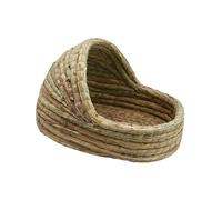 QUXVUIS Straw Grass Bed Hut Cute Cozy Sleeping Spot Choice For Small Animals Rabbit Friendly Nesting Area Is Not Sultry In Summer And Is Durable. Widely UsedSuitable For Little Rabbits