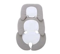 QUXVUIS Stroller Cushion Breathable Padding Aids Comfort During Daily Rides in Baby Carriage Ensuring Smooth Journeys for All Universal Breathable Infant Stroller Soft Padding, Gray White, 38x58cm