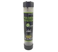 QUXVUIS Strong PVA Mesh Stocking Net Delivers Fast Dissolving Efficacy While Securing Bait For Every Fishing Adventure Water Soluble Fishing Lures Refill Stocking Mesh, 37x5m Tube Package