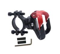 QUXVUIS Sturdy Bike Universal Hanger Hook Motorcycle Hanger Hook Designed For Hanging Poles Heavy Duty Adjustable Double Hooks Supplies Bicycle Heavy Duty Sturdy, Black Red, 5x5.5x6cm