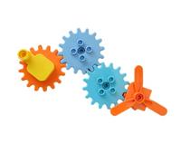 QUXVUIS Sturdy Plastic DIY Busy Board Accessories Gear Toy Activity Board Tools Versatile and for Creative Developmental Gearwheel