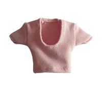 QUXVUIS Stylish 1/12 Scale Action Figures Doll Clothing Durable Materials Long Lasting Style Action Doll Clothes Can Be Easily Put On and Taken Off Figure and Fit, Pink, Length:3cm