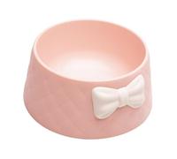 QUXVUIS Stylish Cats Bowl Pets Water Food Bowl Drinker Feeding Feeder Non Slip for Creative Cat Dog Puppy Cats Food Water Basin Dishes Pets Accessory