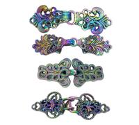 QUXVUIS Sweater Brooch Clips Captivating Collar Clips Cardigan Fasteners For Effortless Outfit Styling Then Fixed Clothes. Medieval Cloak Dresses Shawl Cape Fasteners, Colorful