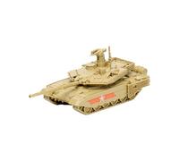 QUXVUIS Tank Model 4D Armored Tank Crawler Chariot Assembles Effortlessly Interactive Game Displays Brain Teaser Model Games Jigsaw 1/72 Scale Office Building Blocks Armored Tanks, yellow, T90MS