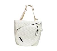 QUXVUIS Tennis Racket Bag Holder Women and Stylish Multifunctional Storage for Badminton and Tennis Allowing for Long Term Repeated Tote Bag Features Drawstring Pocket At Front for Racket