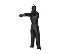 QUXVUIS Throwing Punching Bag Boxing Dummy Un-Filled Wrestling Mannequin Safe Durable For Training And Weight Customization Un-Filled Taekwondo Karate, Black, 160cm