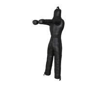 QUXVUIS Throwing Punching Bag Boxing Dummy Un-Filled Wrestling Mannequin Safe Durable For Training And Weight Customization Un-Filled Taekwondo Karate, Black, 170cm