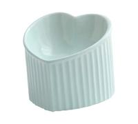 QUXVUIS Tilted Upper Lower Bowls Elevated Cat Bowls Designed To Pile Food In Center Preventing Spillage And Enhancing Feasting Experience Elevated Cat Tilted Upper Lower