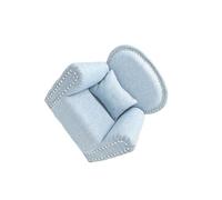 QUXVUIS Timeless Baby Photography Props Mini Sofa Seat Recording Newborn Moments in Studio Sessions and Baby Showers Shower Party Decoration Couch Birth Gift, Blue