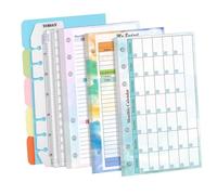 QUXVUIS Top A6 Refill Paper Provides Reliable Performance In 6 Hole Binders Note Taking Work And Planning Efforts A6 Binder Inserts Budget Planner Painting, Type A
