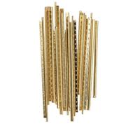 QUXVUIS Top Brass Fret Wire Set 19pcs Fret Wires Fits Classical Acoustic Guitar Essential Guitar Accessories Brand New And Set Of 19pcs Wires Fit For Classical Acoustic Each Width Is Approx