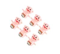 QUXVUIS Track Slide Toys Inspiring Race Track Toy Animals Learning Fun For Kids Through Engaging Play Experiences Race Toy Animals Stairs Slide Toddlers, 6 pcs pig, 2.5x2.5cm