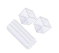 QUXVUIS Transparent Storage Box Dustproof Display Case Model Cars Showcasing And Organizing Figures Glassware .and Can Also As Candy Box Clear Storage Organizer Display Case Collectibles