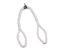 QUXVUIS Tricep Pull Down Rope Strength Training Rope Cable Machine Accessories Fitness Exercise Cords For Home Tricep Pull Down Fitness Exercise Cords Home, White, Length 150cm