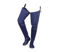 QUXVUIS Trousers Wading Hip Boots Gardening Agricultural Comfortable Waterproof Versatile Fit for Various Environments Fishing Hip Waders for Men with Boots Fly Fishing, Blue, 38