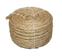 QUXVUIS Twisted Sisal Rope Length 20m Thickness Designed For Cat Climbing Frames And Various Home Crafts Comfortable Twisted Cord Wrapper Jute Rope Decoration Macrame, Linen, 6mmx20m