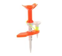 QUXVUIS Unbreakable Golf Ball Tee Practical Training Tee Adjusts Height For Different Trajectories Golf Is Not Only Portable But Also Environmentally Friendly.Despite Light, Orange, 8.7cm