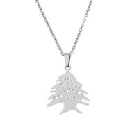 QUXVUIS Unique To Showcase Personality. Try Lebanon Map Pendant Necklace Stainless Steel Lebanon Map Pendants Necklace Necklaces, Silver