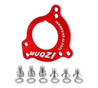 QUXVUIS Unleash Riding Skills With Advanced Aluminum Alloy Chain Guide Adapter ApplicationThe Bottom Bracket Must Be Threaded External Hanging Type Mountain, Red, 68.3x67.9x35.4x4mm