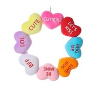 QUXVUIS Valentines Day Wreath Front Door Romantic Festive Home Decor Easy To ll In Just Minutes Valentines Wreath Window, Without Envelope, 40x40CM