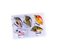 QUXVUIS Versatile Mini Crankbait Fishing Lures Designed Specifically For Lure Inclusion In Tackle Box For Freshwater Saltwater Fishing Lures Freshwater Saltwater Bass Trout, Style D