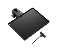QUXVUIS Versatile Sound Card Tray For Mic Stands Convenient Utility Shelf For Performers And Broadcasters Suitable For Clam On Round Pipe Diameter Of About 4cm/1.57inch, 1 Phone Holder, 22.8x16.8cm
