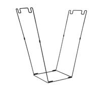 QUXVUIS Versatile Trash Bag Holder Frame Portable Support Stand Outdoor Leaves Waste Camping Events Easy Storage Metal Garbage Bag Holder Camping Leaves Gardening