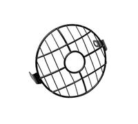 QUXVUIS Vintage-inspired 5 inch Motorcycle light Grill Guard for Cafe Racer, Round Center