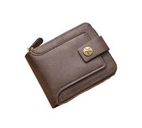 QUXVUIS Vintage Mens Purse with Exquisite Craftsmanship and Large Capacity Leather Wallet for Men Small Wallet Short, Light Brown