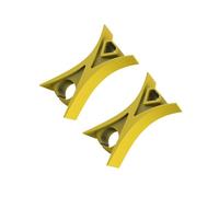 QUXVUIS Violin Stopper For Bow Instrument Accessories Orchestral Strings Clamp Must Have For Violin Students And Players Part For Beginner Practice Learn, yellow, 1.3x1.1x1.1cm