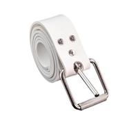 QUXVUIS Waist Weight Belt Pouch With for Buckle Adjustable Diving Weight Belt Various Water Activities For Adults Diver Snorkeler Empty Weights Holder, White, 135cm