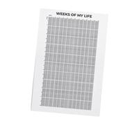 QUXVUIS Wall Art Week Poster for Office Doors. Motivate Yourself with Progress Marking Elements of Simple and Modern Graphics Wall Brighter and Simpler Weeks of Livelihood Calendar Art Week Poster