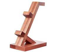QUXVUIS Walnut Wood Game Controller Stand Aluminum Alloy Headphones Holder Smartphone Solid Wood Stand Third Floor Headset