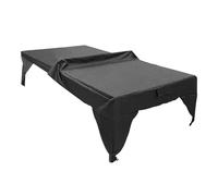 QUXVUIS Water Resistant Pingpong Table Cover Protective Black 280x153x73cm